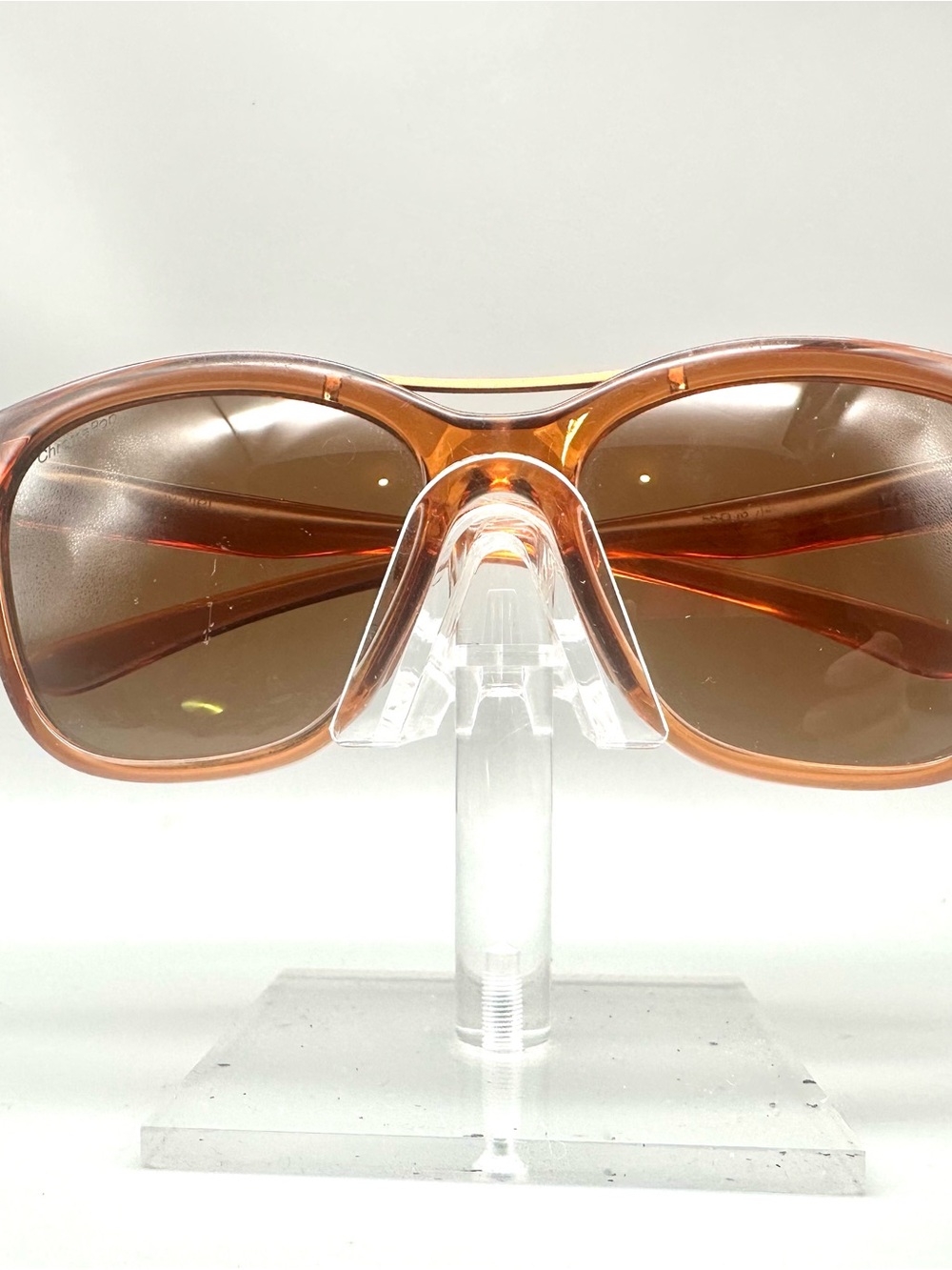 Smith Cavalier Sunglasses Tobacco Crystal Brown ChromaPop Lens 55 16 140 FLAW